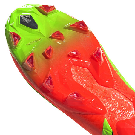 adidas Predator Edge+ montante AG rouge jaune