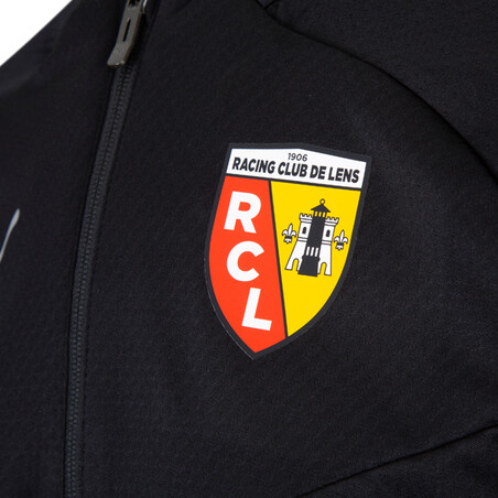 Sweat zippé RC Lens noir 2022/23