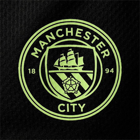 Short entraînement Manchester City noir jaune 2022/23