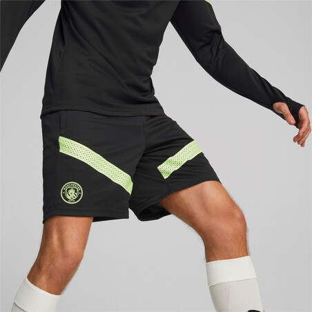 Short entraînement Manchester City noir jaune 2022/23