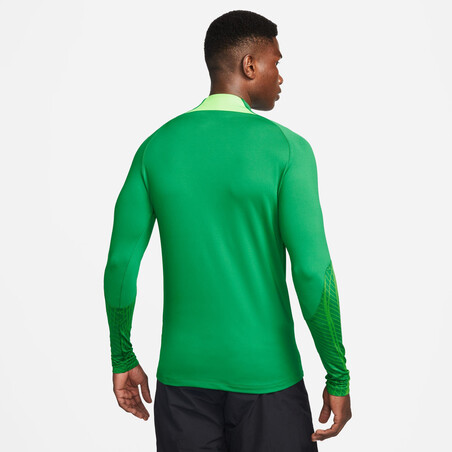 Sweat zippé Nigeria Strike vert 2022