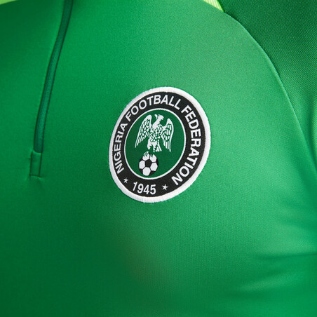 Sweat zippé Nigeria Strike vert 2022