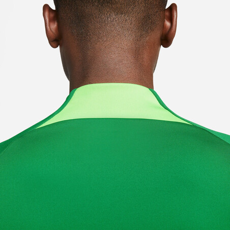 Sweat zippé Nigeria Strike vert 2022