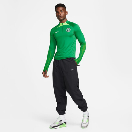 Sweat zippé Nigeria Strike vert 2022