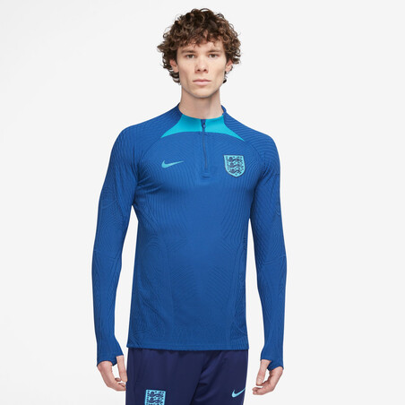 Sweat zippé Angleterre Strike Elite bleu 2022