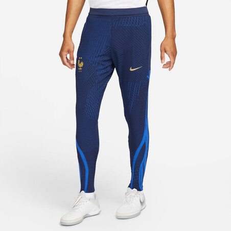 Pantalon survêtement Equipe de France Strike Elite bleu or 2022