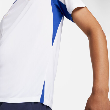 Maillot entraînement Equipe de France Strike blanc bleu 2022