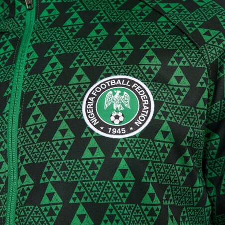 Veste survêtement Nigeria Academy vert 2022