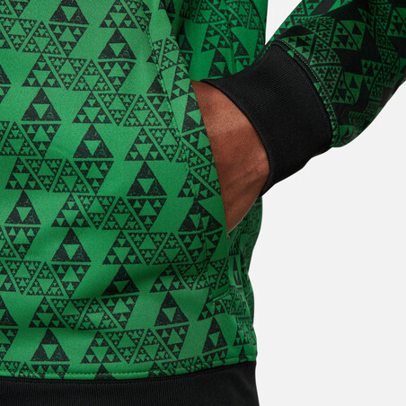 Veste survêtement Nigeria Academy vert 2022