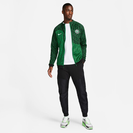 Veste survêtement Nigeria Academy vert 2022
