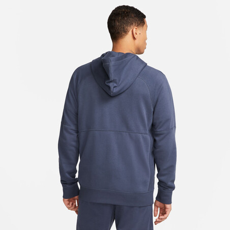 Veste survêtement Nike F.C. Tribuna Fleece bleu foncé