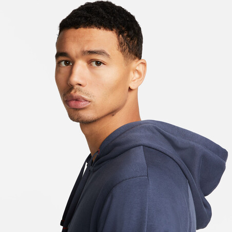 Veste survêtement Nike F.C. Tribuna Fleece bleu foncé