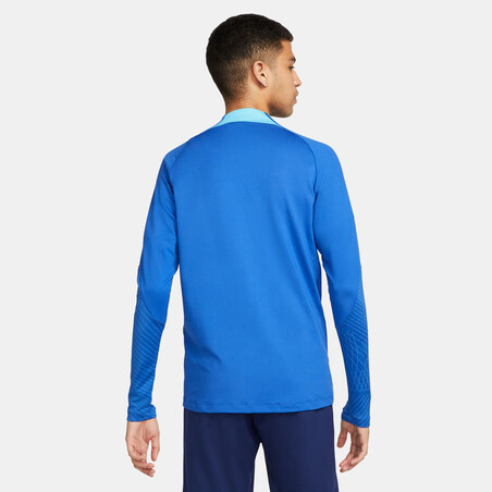 Sweat zippé Angleterre Strike bleu 2022