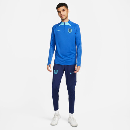 Sweat zippé Angleterre Strike bleu 2022