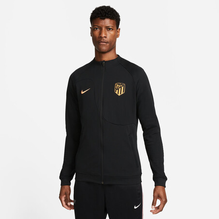 Veste surv tement Atl tico Madrid Anthem noir orange 2022 23 sur
