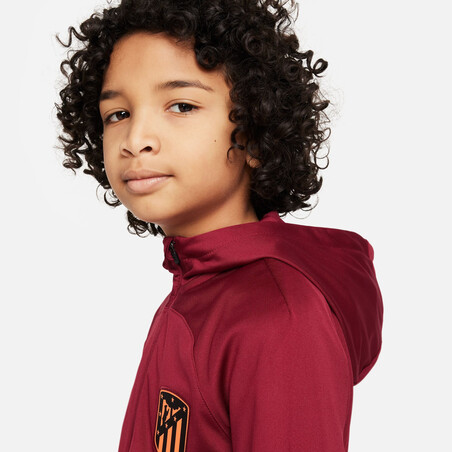 Ensemble survêtement junior Atlético Madrid rouge noir 2022/23