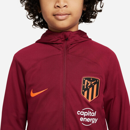 Ensemble survêtement junior Atlético Madrid rouge noir 2022/23