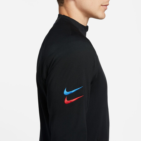 Veste survêtement FC Barcelone Anthem noir 2022/23