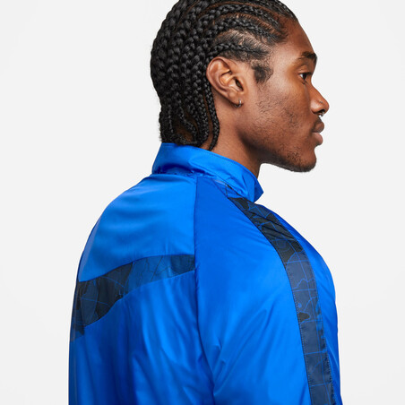 Veste imperméable Inter Milan Academy bleu 2022/23