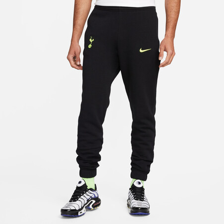 Pantalon survêtement Tottenham Fleece noir jaune 2022/23