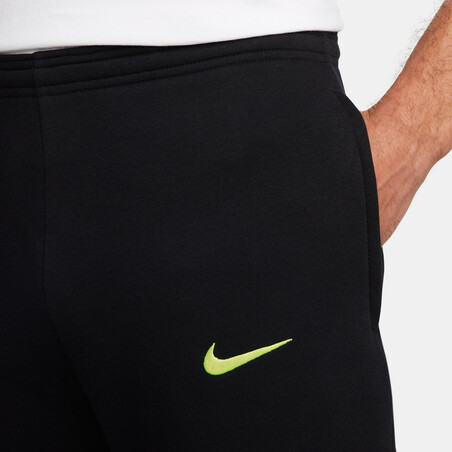 Pantalon survêtement Tottenham Fleece noir jaune 2022/23