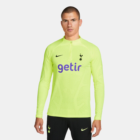 Sweat zippé Tottenham Strike Elite jaune 2022/23