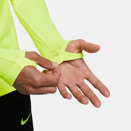 Sweat zippé Tottenham Strike Elite jaune 2022/23