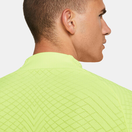 Sweat zippé Tottenham Strike Elite jaune 2022/23