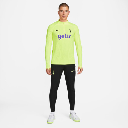 Sweat zippé Tottenham Strike Elite jaune 2022/23