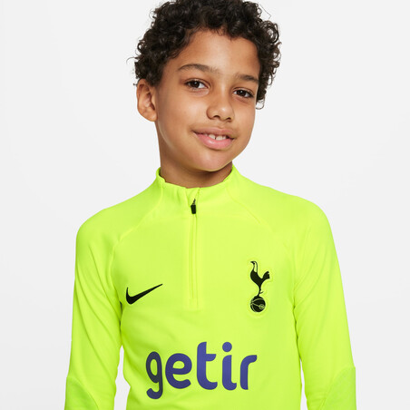 Sweat zippé junior Tottenham Strike jaune 2022/23