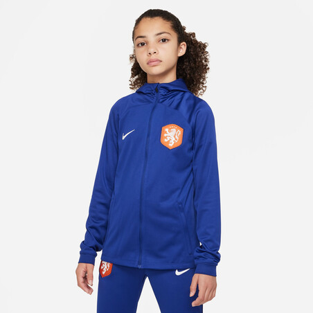 Ensemble survêtement junior Pays-Bas Strike bleu 2022