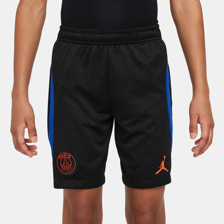 Short entraînement junior PSG noir bleu 2022/23