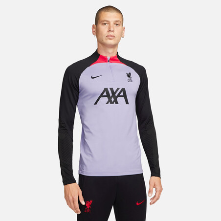 Sweat zippé Liverpool Strike violet 2022/23