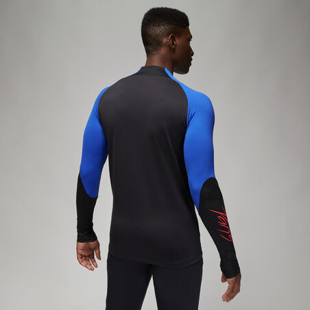 Sweat zippé PSG Strike noir bleu 2022/23