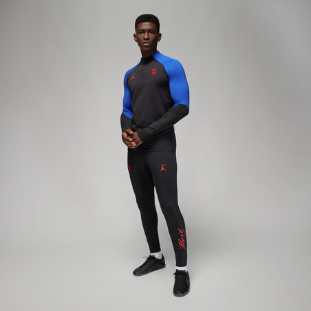 Sweat zippé PSG Strike noir bleu 2022/23