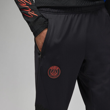 Pantalon survêtement PSG Strike noir rouge 2022/23