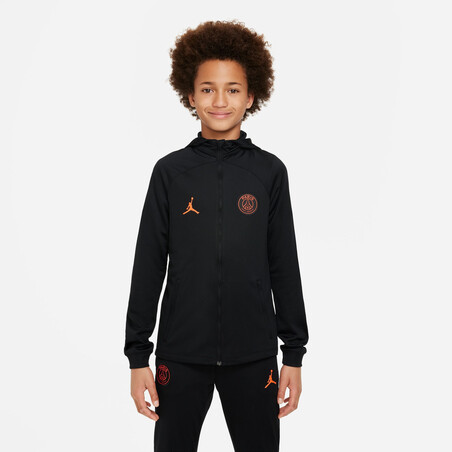 Ensemble survêtement junior PSG noir rouge 2022/23