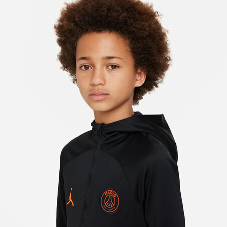 Ensemble survêtement junior PSG noir rouge 2022/23