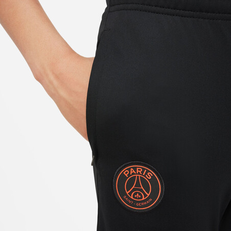 Ensemble survêtement junior PSG noir rouge 2022/23