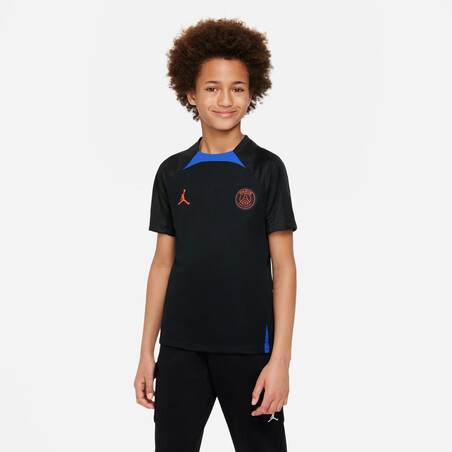 Maillot entraînement junior PSG noir bleu 2022/23