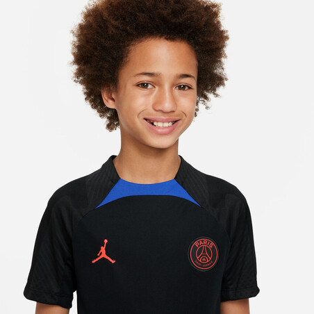 Maillot entraînement junior PSG noir bleu 2022/23