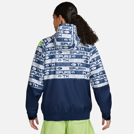 Veste survêtement Tottenham Nike Air Woven bleu jaune 2022/23