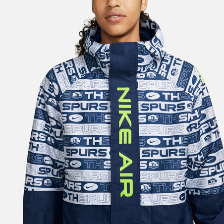 Veste survêtement Tottenham Nike Air Woven bleu jaune 2022/23