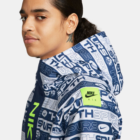 Veste survêtement Tottenham Nike Air Woven bleu jaune 2022/23