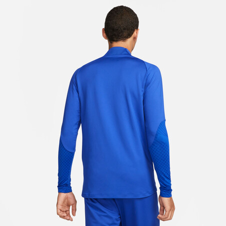 Sweat zippé PSG Strike bleu blanc 2022/23
