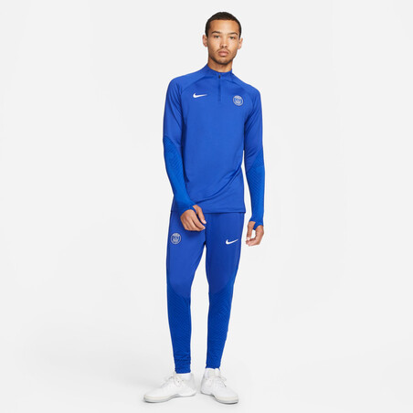 Sweat zippé PSG Strike bleu blanc 2022/23