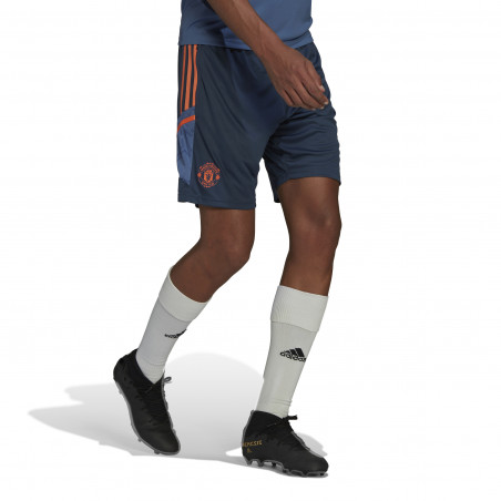 Short entraînement Manchester United bleu orange 2022/23