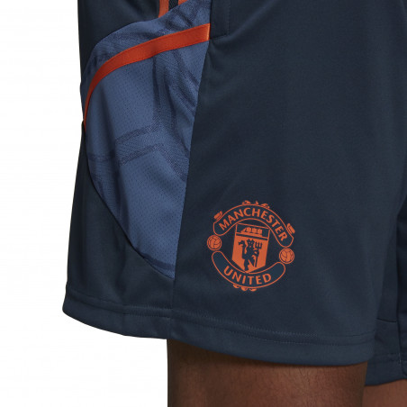 Short entraînement Manchester United bleu orange 2022/23