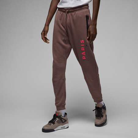 Pantalon survêtement PSG x Jordan Fleece rouge 2022/23