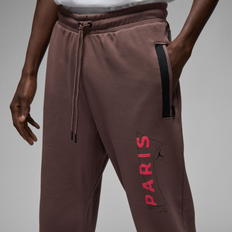 Pantalon survêtement PSG x Jordan Fleece rouge 2022/23